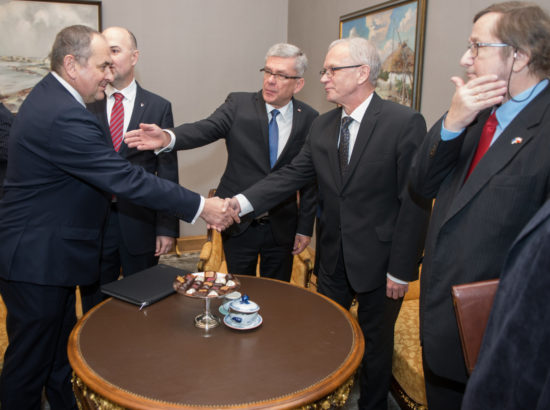 Riigikogu esimees Eiki Nestor kohtus Poola parlamendi ülemkoja (Senat) esimehe Stanisław Karczewskiga